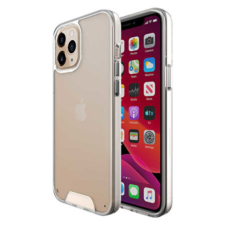 iPhone 14 Pro Uyumlu Zore Gard Silikon-Renksiz
