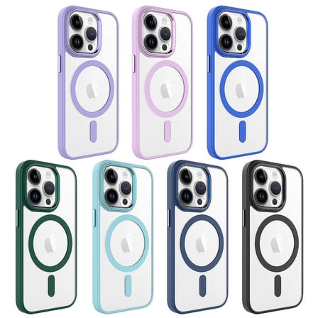 İphone 14 Pro Kılıf Mage Şeffaf Arka Yüz Kamera Yükseltili Silikon Novatech