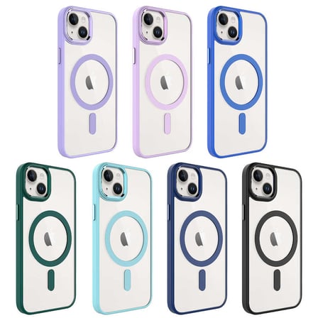 İphone 14 Plus Kılıf Mage Şeffaf Arka Yüz Kamera Yükseltili Silikon Systemcom
