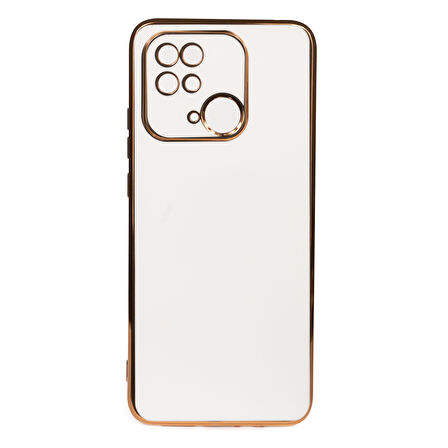 Xiaomi Redmi 10C Kılıf Zore Bark Kapak-Beyaz