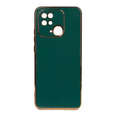 Lexroo Xiaomi Redmi 10C Bark TPU Silikon Kılıf - Koyu Yeşil