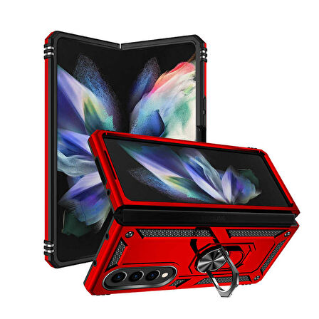 Galaxy Z Fold 4 Uyumlu Zore Vega Kılıf-Mavi