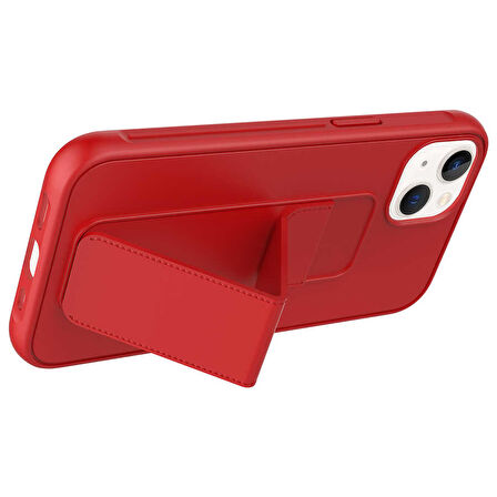 iPhone 14 Plus Uyumlu Zore Qstand Kılıf-Lacivert