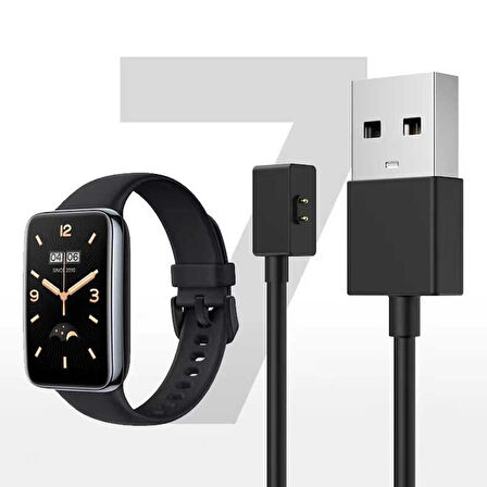 SystemCom Siyah Xiaomi Redmi Watch 2 Lite Usb  Uyumlu Şarj Kablosu -Zore