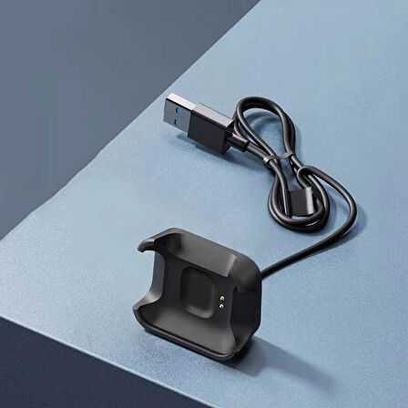 Siyah Xiaomi Redmi Watch (Mi Watch Lite) Usb Şarj Kablosu-Zore