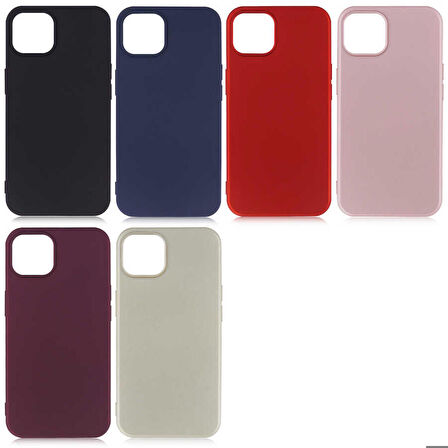 iPhone 13 Uyumlu Zore Premier Silikon Kapak-Saks Mavi