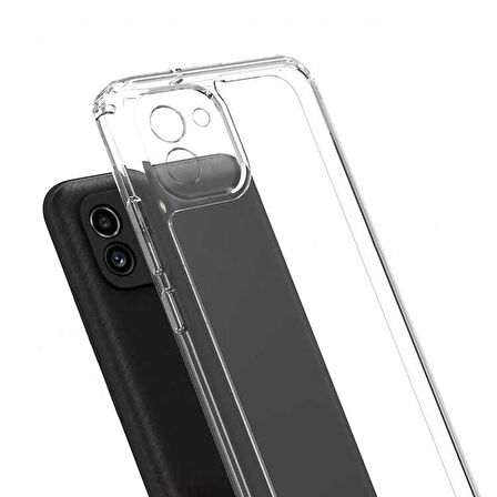 Galaxy A03 Uyumlu Zore 2mm Anti Shock Silikon-Renksiz
