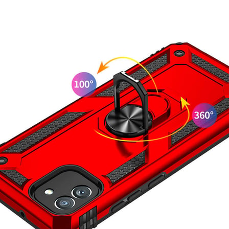 Galaxy A03 Kılıf Kamera Koruyucu Manyetik Standlı Tank Koruma Novatech