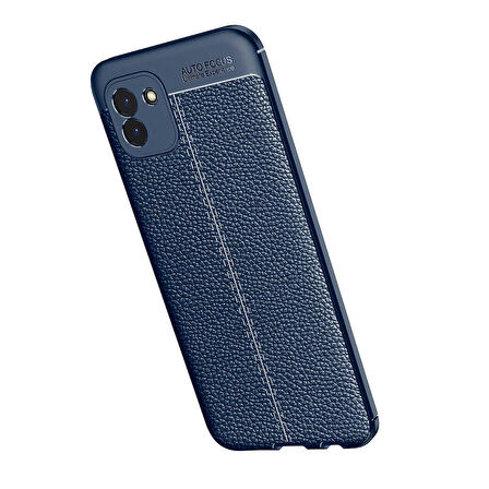 Galaxy A03 Uyumlu Zore Niss Silikon Kapak-Lacivert