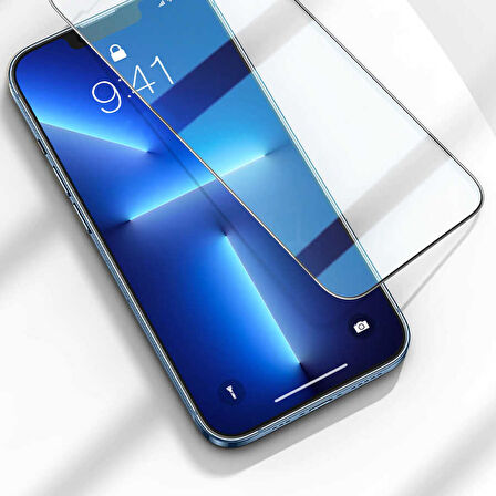 iPhone 14 Pro Uyumlu Davin 5D Cam Zore Ekran Koruyucu