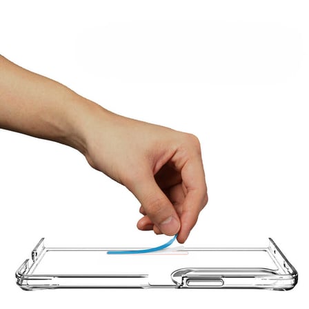 Galaxy Z Fold 4 Kılıf Ultra İnce Sararmaz Sert Mika Kamera Yükseltili Novatech