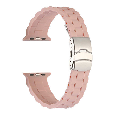 Watch 44mm KRD-72 Uyumlu Zore Kordon-Pembe