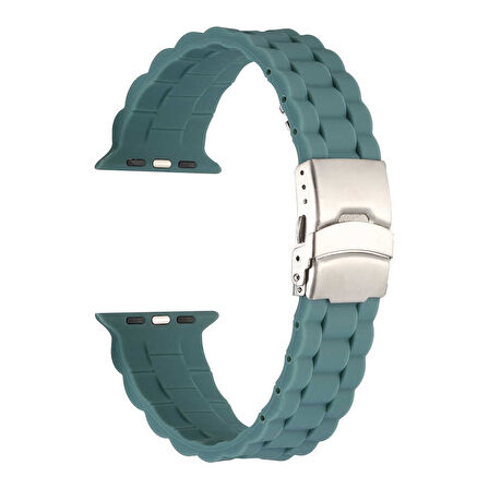 Watch 44mm KRD-72 Uyumlu Zore Kordon-Açık Yeşil