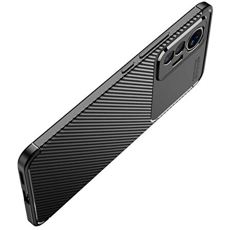Xiaomi Xiaomi 12 Lite Kılıf Zore Negro Silikon Kapak-Lacivert