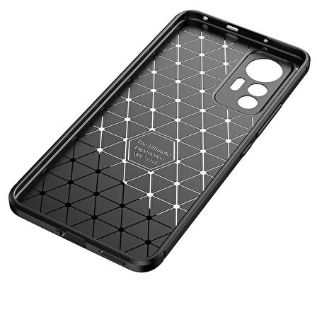 Xiaomi Xiaomi 12 Lite Kılıf Zore Negro Silikon Kapak-Lacivert