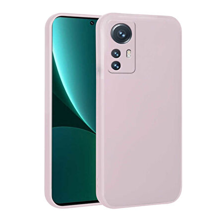 Xiaomi Xiaomi 12 Lite Kılıf Zore Premier Silikon Kapak-Rose Gold