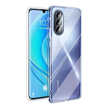 Huawei Nova Y70 Kılıf Zore Süper Silikon Kapak-Renksiz