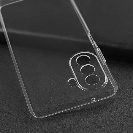 Huawei Nova Y70 Kılıf Zore Süper Silikon Kapak-Renksiz