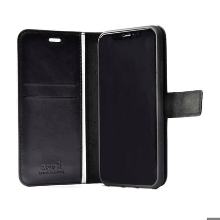 Galaxy M13 Uyumlu Zore Kar Deluxe Kapaklı Uyumlu-Siyah