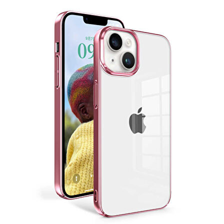 Apple iPhone 14 Kılıf Zore Sun Kapak-Rose Gold