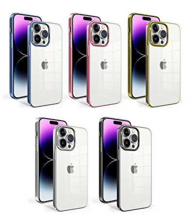 iPhone 14 Pro Max Uyumlu Zore Sun Kılıf-Gümüş