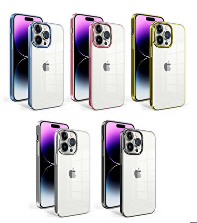 iPhone 14 Pro Max Uyumlu Ensueno Sun Kapak-Gümüş