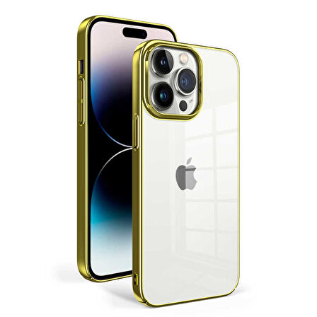 iPhone 14 Pro Uyumlu Zore Sun Kapak-Gold