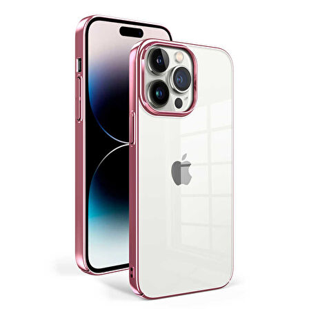 iPhone 14 Pro Uyumlu Zore Sun Kılıf-Rose Gold