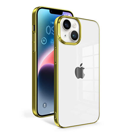 Apple iPhone 14 Plus Kılıf Zore Sun Kapak-Gold