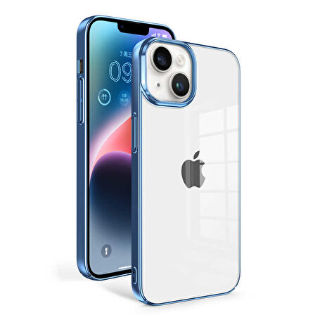 iPhone 14 Plus Uyumlu Zore Sun Kılıf-Mavi Açık