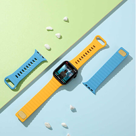 Watch 42mm Uyumlu KRD-73 Uyumlu Zore Kordon-Krem