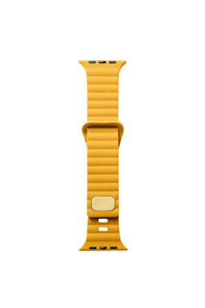 Apple Watch 7 41mm Uyumlu Krd-73 Uyumlu Kordon-sarı