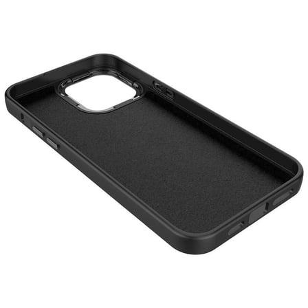 iPhone 12 Uyumlu Metal Çerçeve ve Buton Tasarımlı Silikon Zore Luna Kılıf-Pembe
