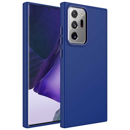 Galaxy Note 20 Ultra Uyumlu Metal Çerçeve ve Buton Tasarımlı Silikon NRTK Luna Kılıf-Laciver