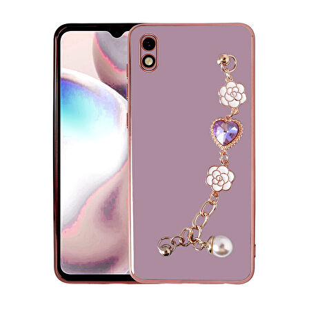 Xiaomi Redmi 9A Kılıf El Tutamaçlı Kamera Korumalı Taka Silikon Kapak