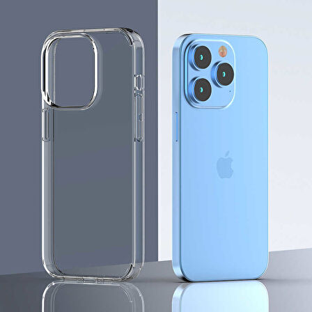 iPhone 14 Pro Uyumlu Zore Coss Kılıf-Renksiz