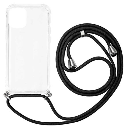 iPhone 14 Uyumlu Zore X-Rop Kılıf-Renksiz