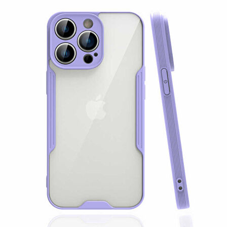 iPhone 14 Pro Uyumlu Zore Parfe Kapak-Mor