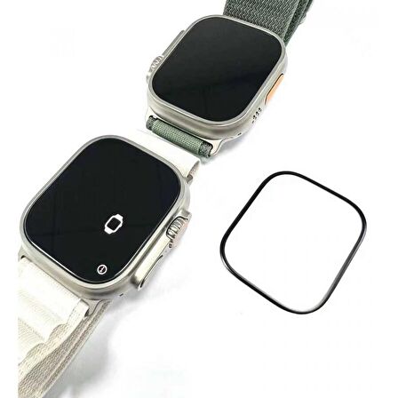 Apple Watch Uyumlu Ultra 49mm Zore PMMA Pet Saat Ekran Koruyucu 