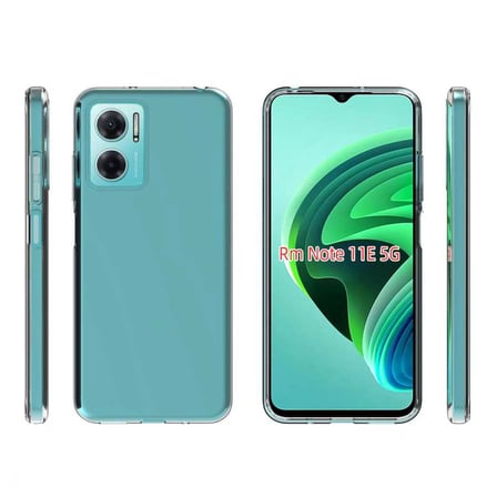 Xiaomi Redmi Note 11E Kılıf Kamera Korumalı Şeffaf Kalın Üstün Koruma Silikon Novatech