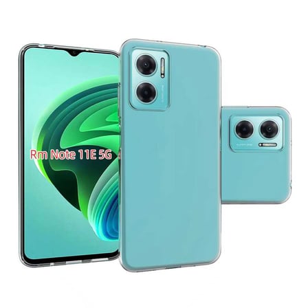 Xiaomi Redmi Note 11E Kılıf Kamera Korumalı Şeffaf Kalın Üstün Koruma Silikon Novatech