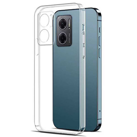 Xiaomi Redmi Note 11E Kılıf Zore Süper Silikon Kapak-Renksiz