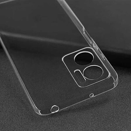 Xiaomi Redmi Note 11E Kılıf Zore Süper Silikon Kapak-Renksiz