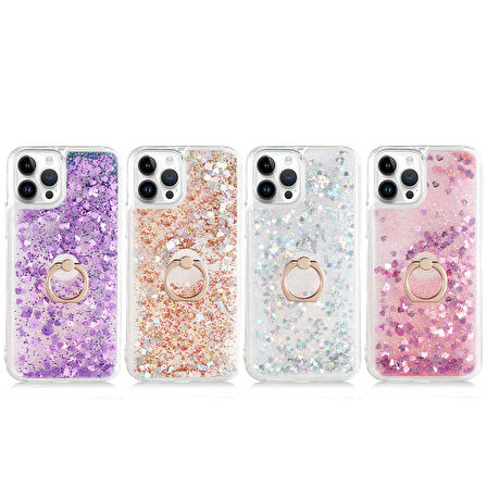 iPhone 14 Pro Uyumlu Zore Milce Kılıf-Gümüş