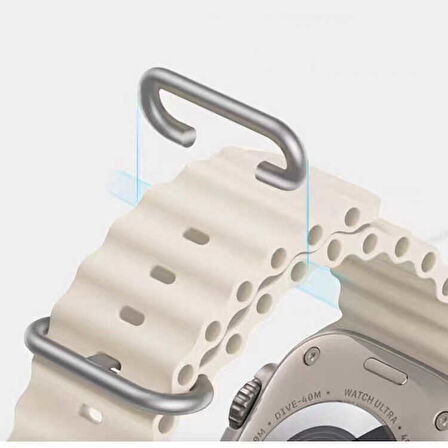 Watch Ultra 49mm Uyumlu KRD-75 Uyumlu Zore Kordon-Lacivert