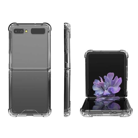 Galaxy Z Flip 3 Kılıf Darbe Önleyici Anti Shock Özellikli Kamera Korumalı Silikon Novatech