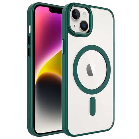 İphone 14 Plus Kılıf Mage Şeffaf Arka Yüz Kamera Yükseltili Silikon Novatech