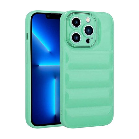 iPhone 13 Pro Uyumlu Kamera Korumalı Parlak AiHTTg'li NRTK Galya Kılıf-Su Yeşil