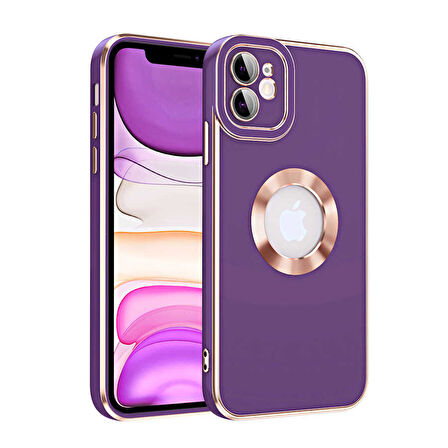 iPhone 12 Uyumlu Zore Kongo Kılıf-Koyu Mor