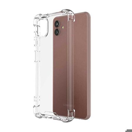 Galaxy A04 Uyumlu Zore Nitro Anti Shock Silikon-Renksiz